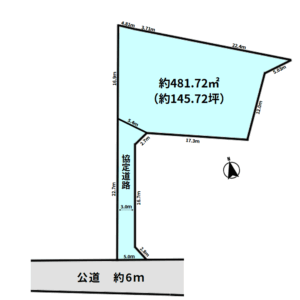 牛久市 柏田町 土地 画像1