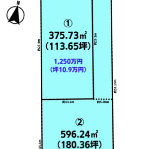 土浦市右籾 土地 2区画 画像1 土浦市右籾 土地 2区画 画像1