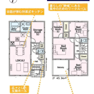 つくば市 台町2丁目 新築 2号棟 画像1 つくば市 台町2丁目 新築 2号棟 画像1