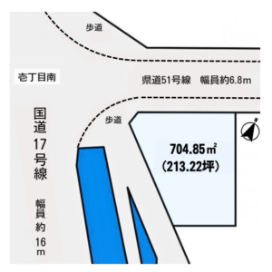 上尾市 大字壱丁目 店舗用地 画像1 上尾市 大字壱丁目 店舗用地 画像1
