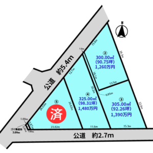 守谷市 大柏 4区画 土地 画像1 守谷市 大柏 4区画 土地 画像1