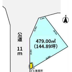 つくば市 手子生 土地 画像1