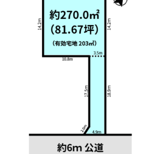 つくば市 天久保1丁目　土地 画像1